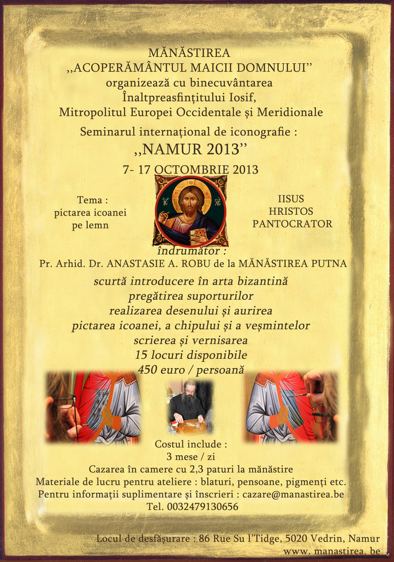 Seminar iconografie Namur 2013