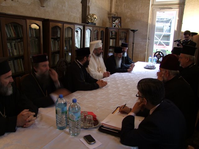 2009 07 10 Rencontre du Patriarche Daniel de Roumanie avec les évêques membres de l'Assemblée des évêques orthodoxes en France