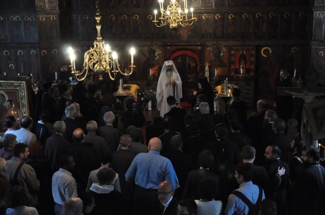 2009 07 09 Visite pastorale du Patriarche Daniel: Honoris causa à l'Institut Saint-Serge